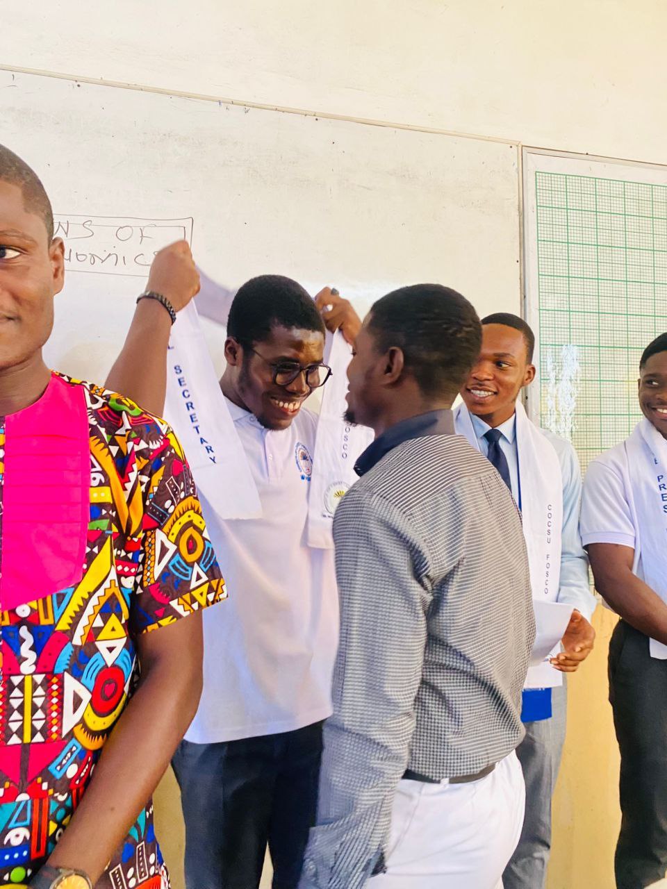 Fosco Chapter leadership ceremony